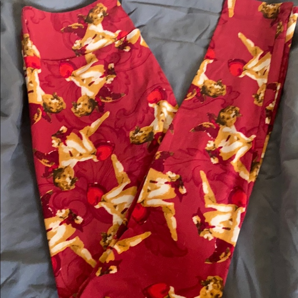 Cute Cupid Print LuLaRoe One Size leggings